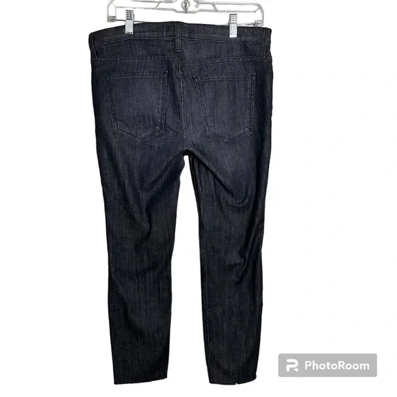 Current Elliot The Stiletto Gray Wash Raw Hem Jeans - Picture 9 of 16